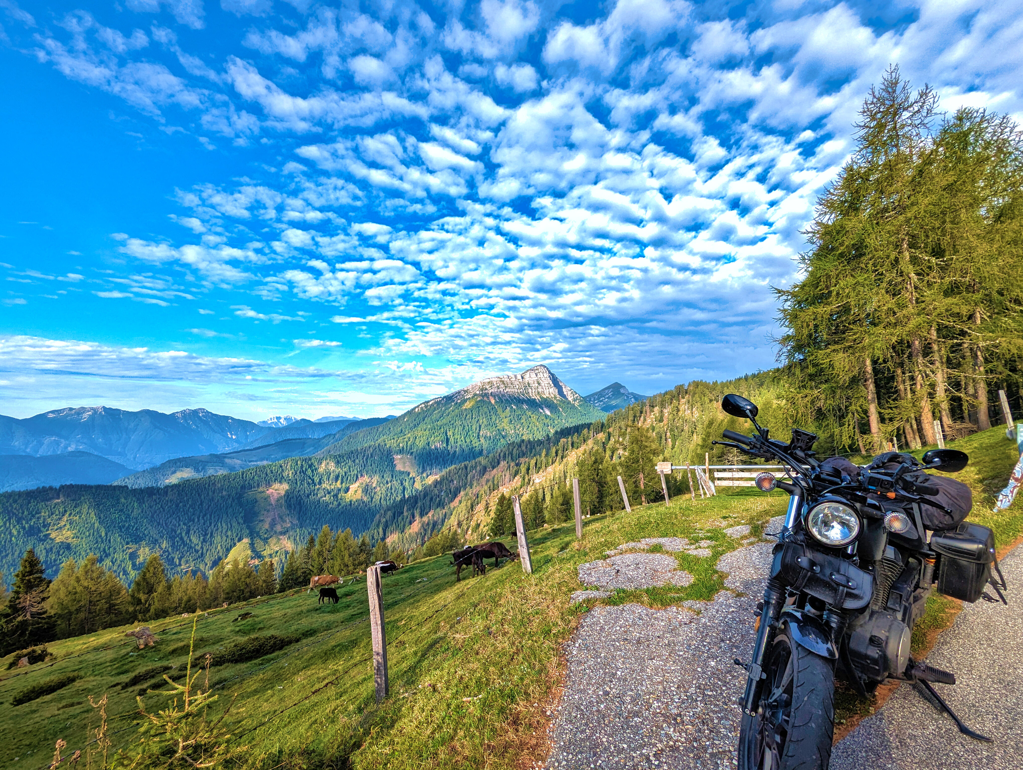 Kurzer Stopp auf dem Weg nach unten
