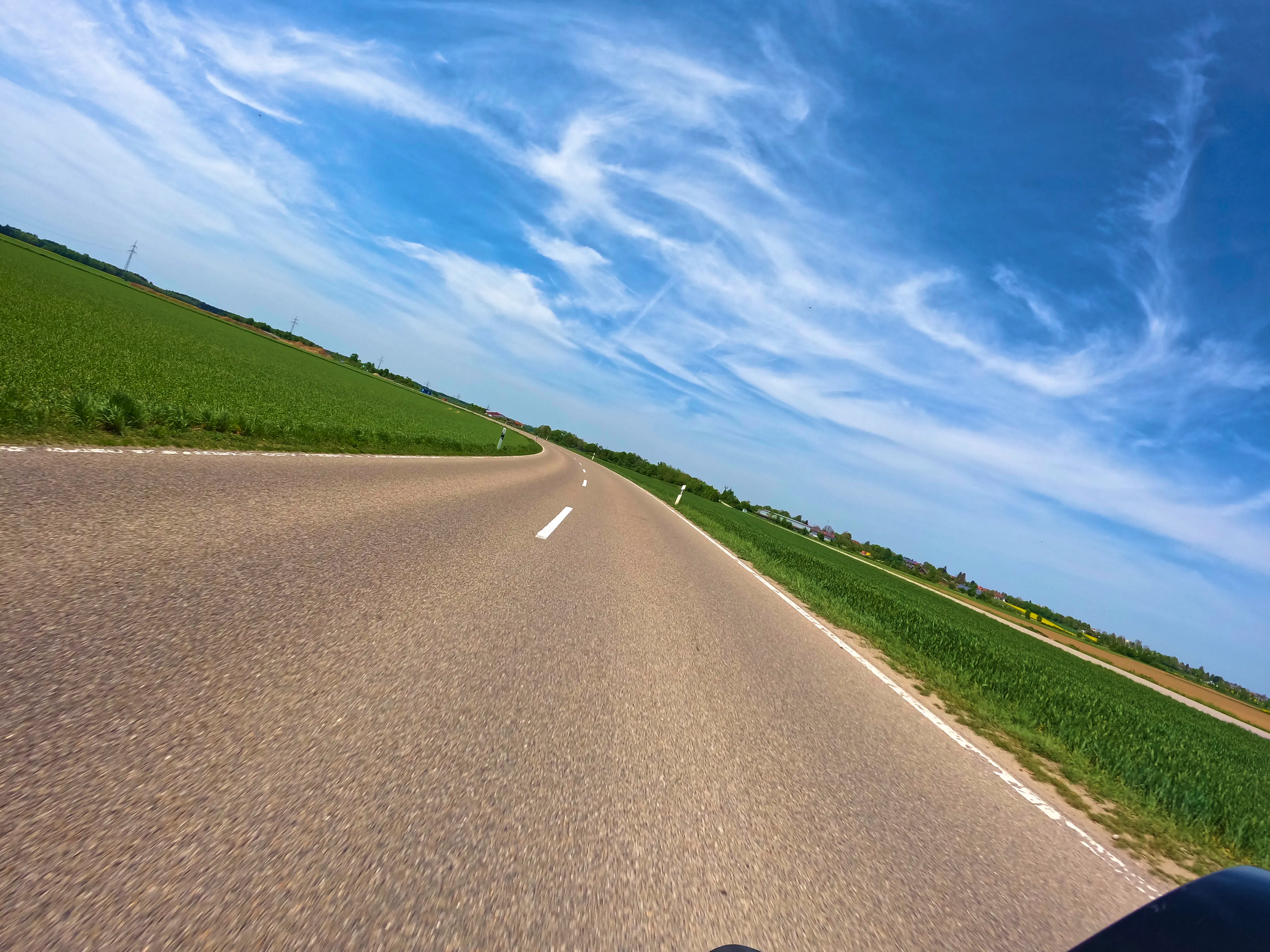 Die letzte lange Kurve vor Zuhause