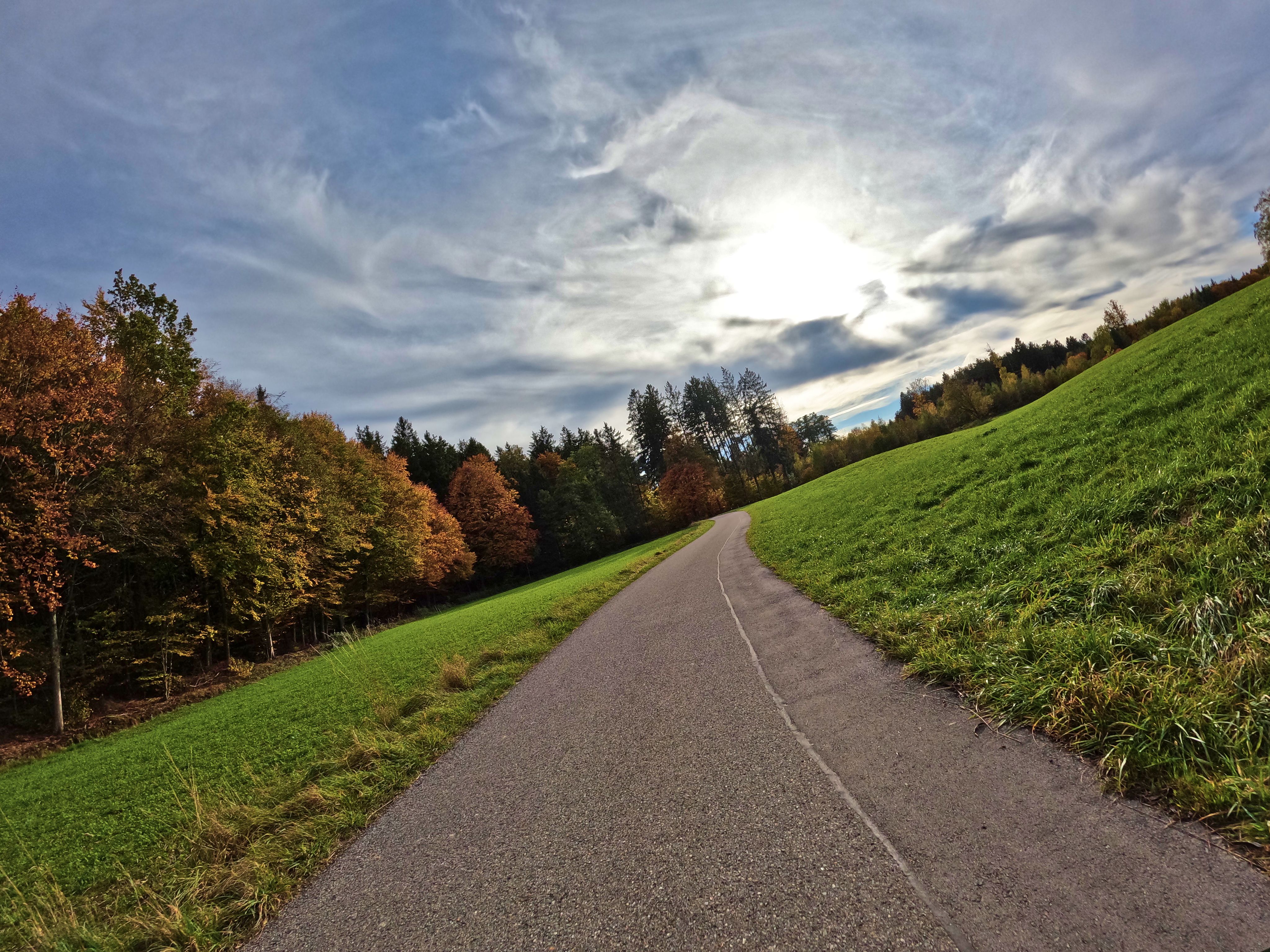 … Neigung nach rechts.