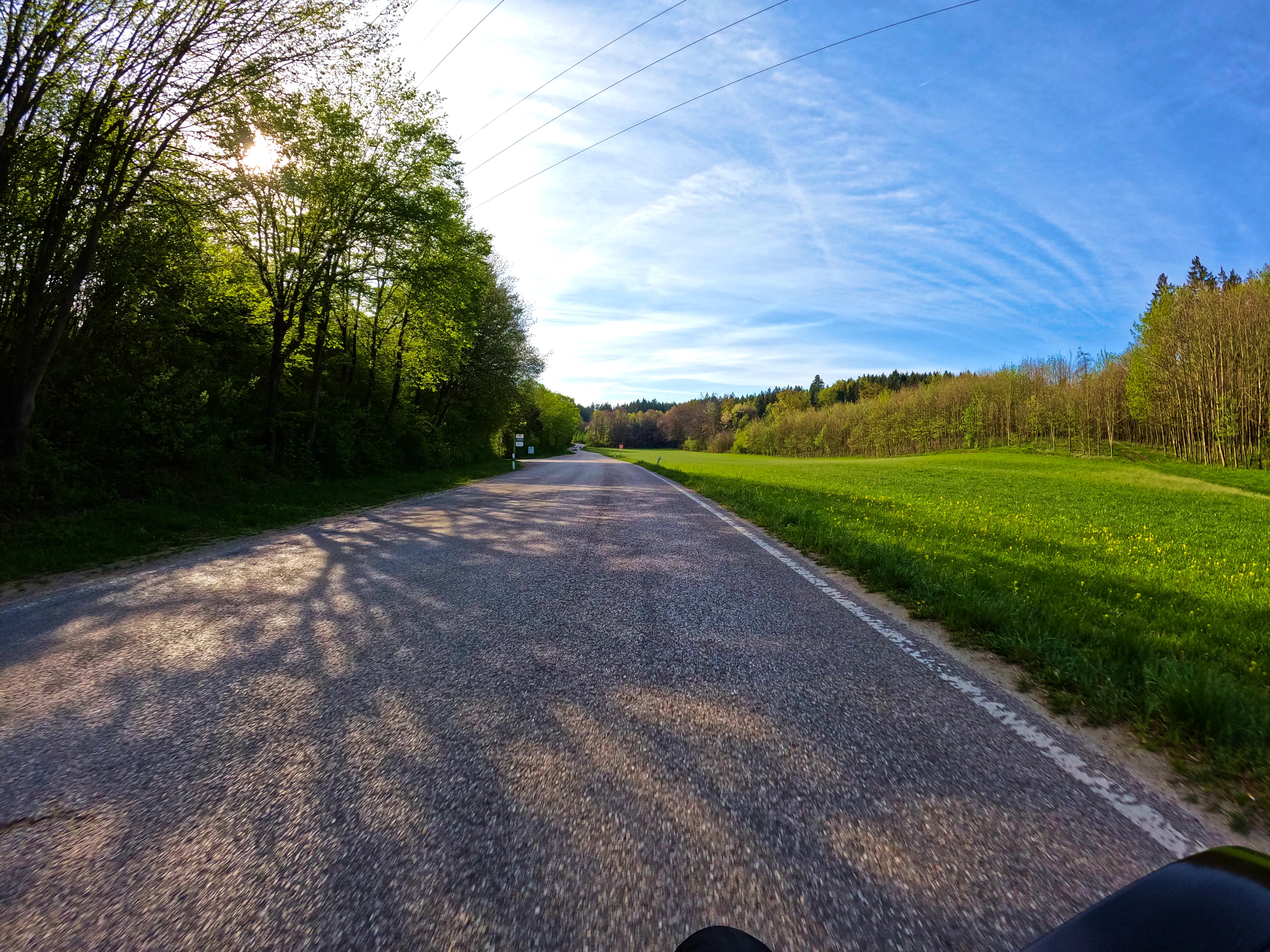 Die Sonne strahlt …