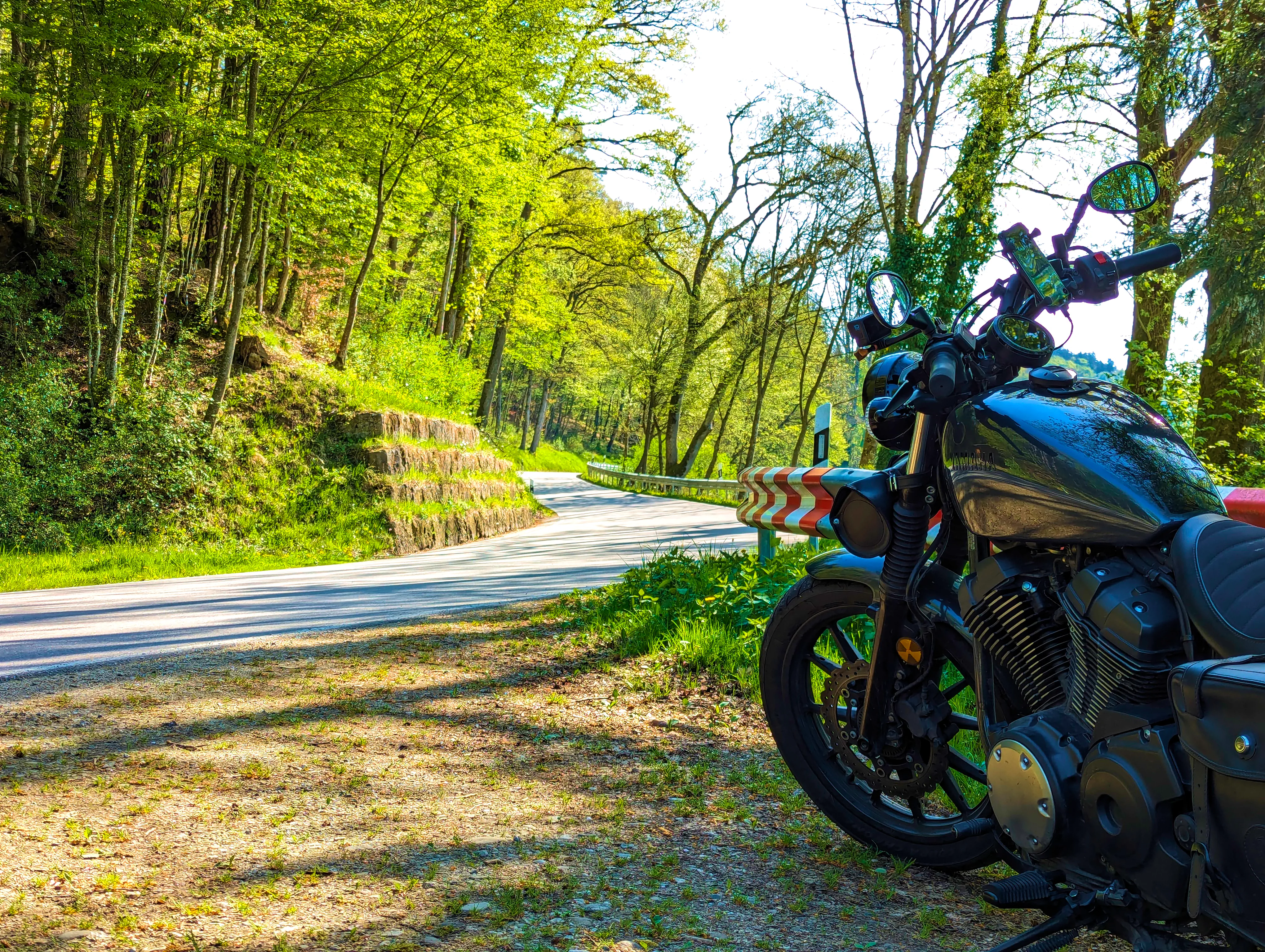 Leitplanke rot-weiß