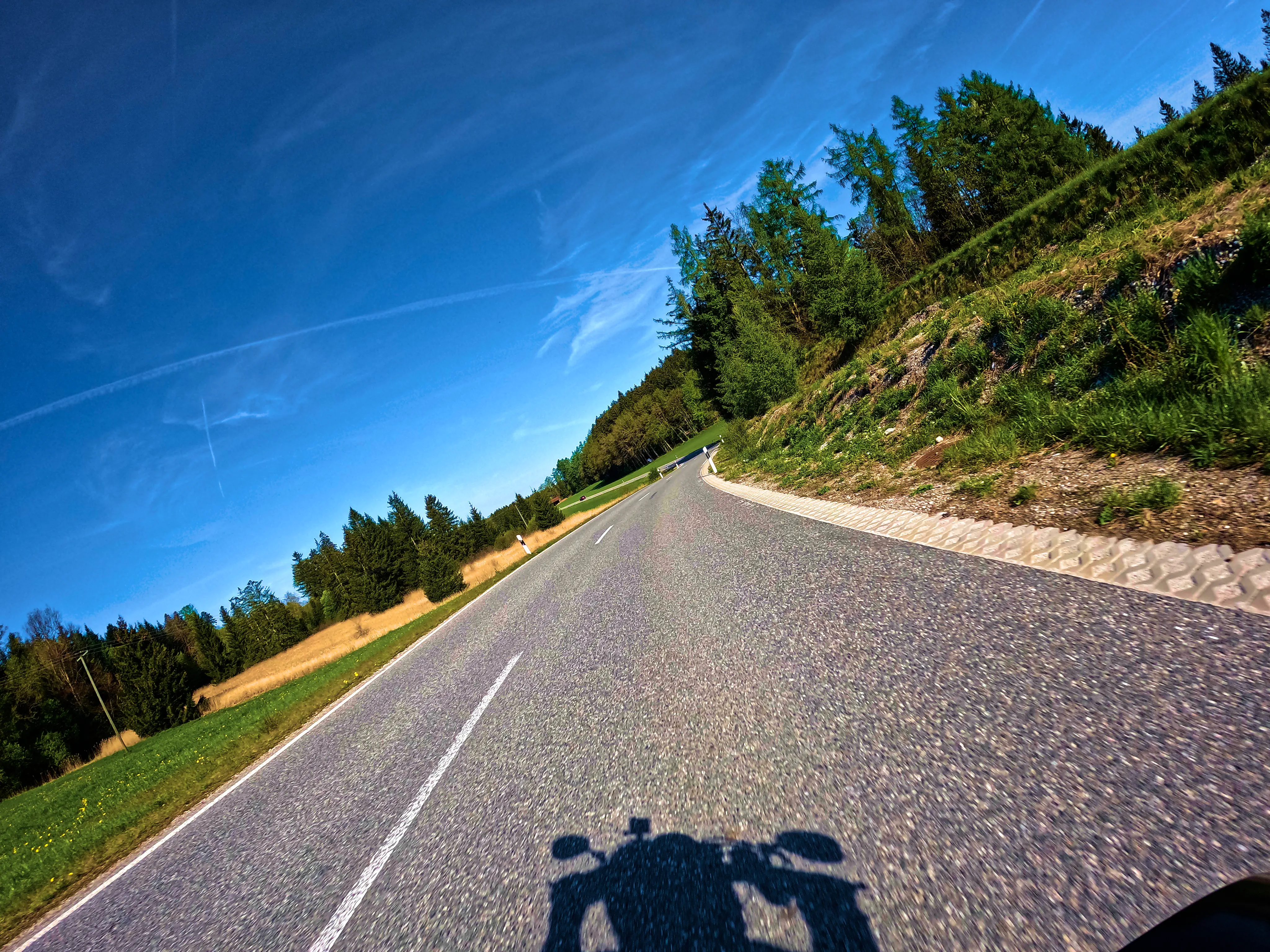 Kurvig Richtung Süden