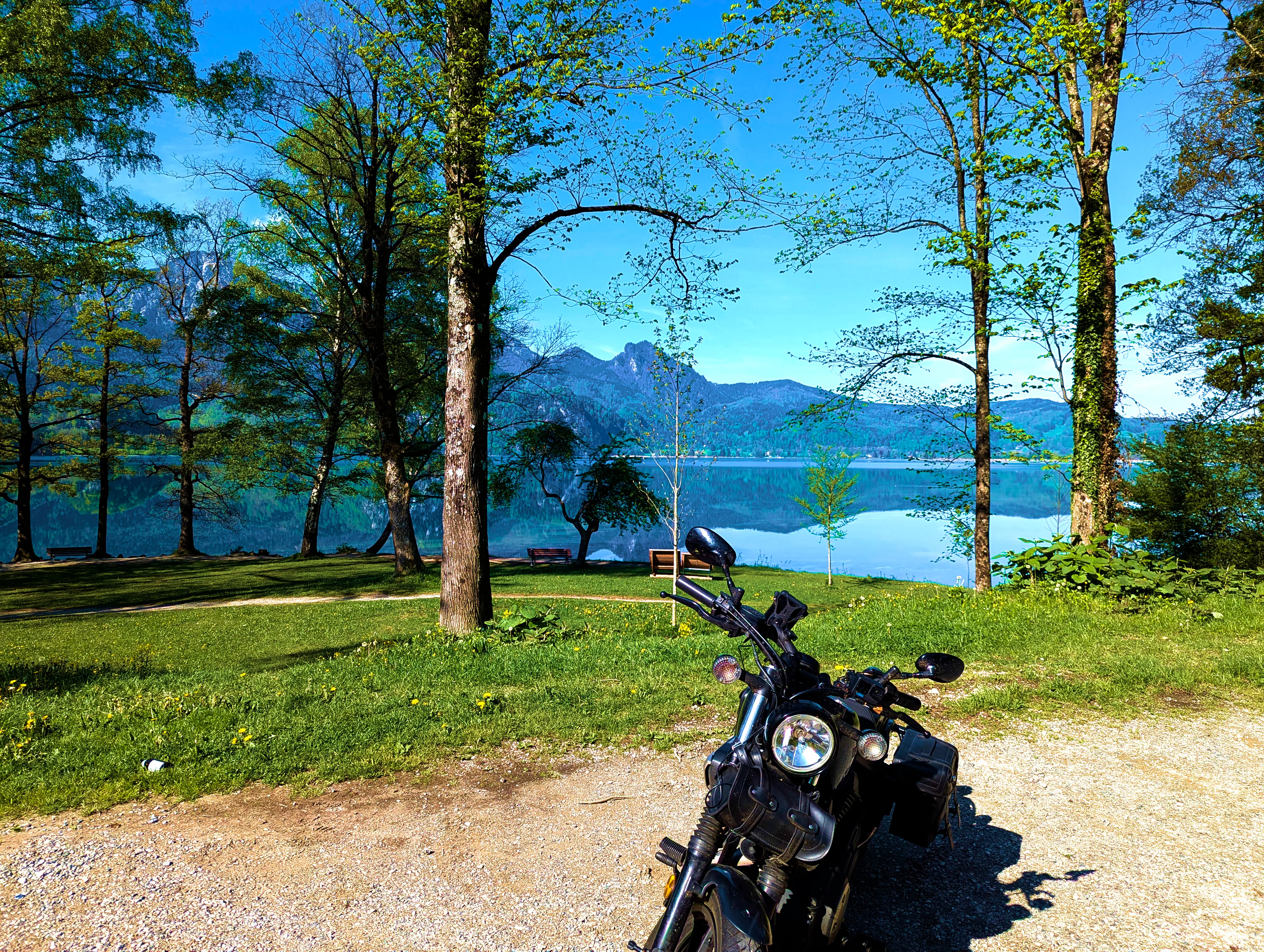 Kochelsee, auf fast gleichem Niveau