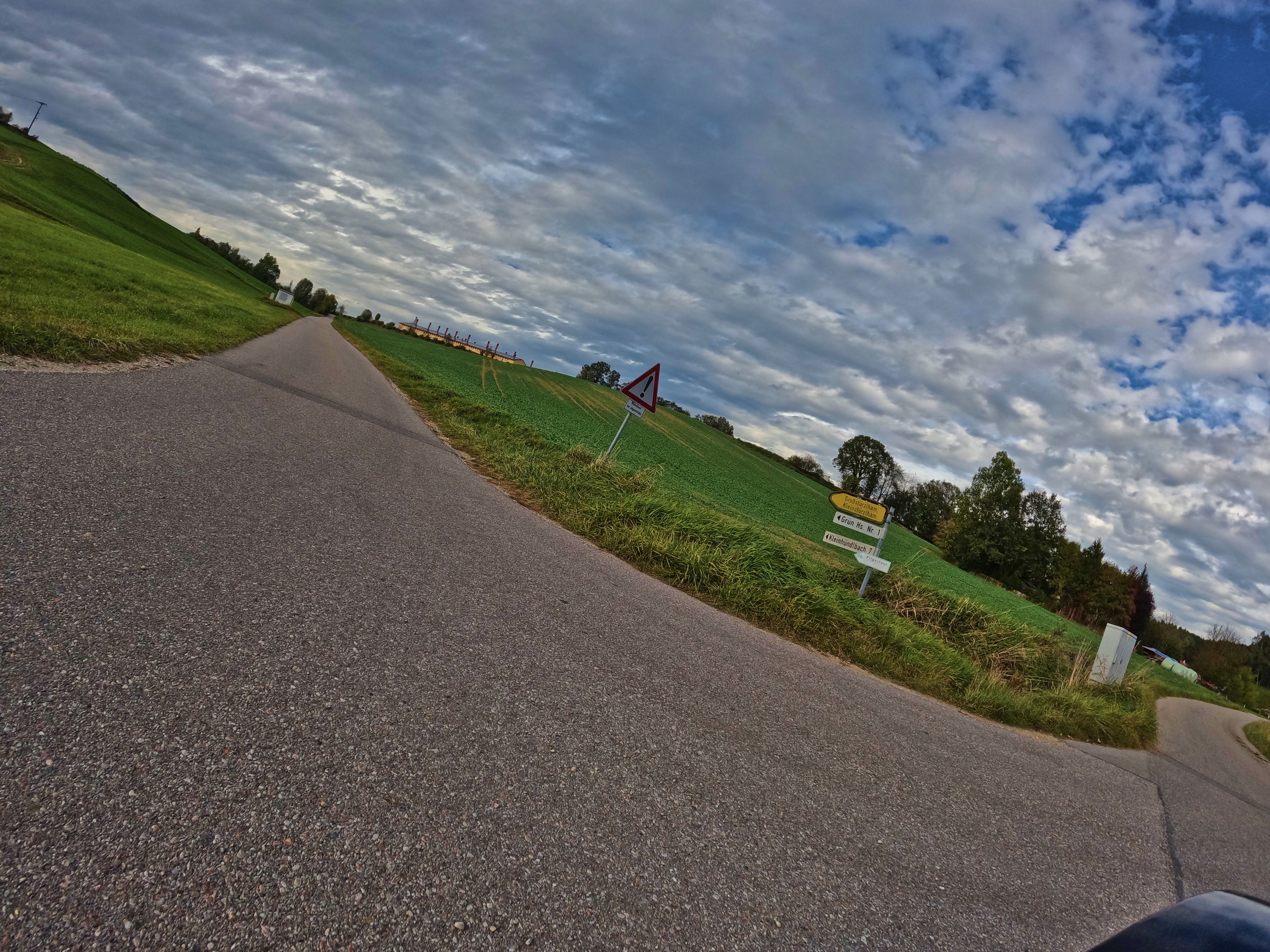 … auf die Neben-Nebenstraße …