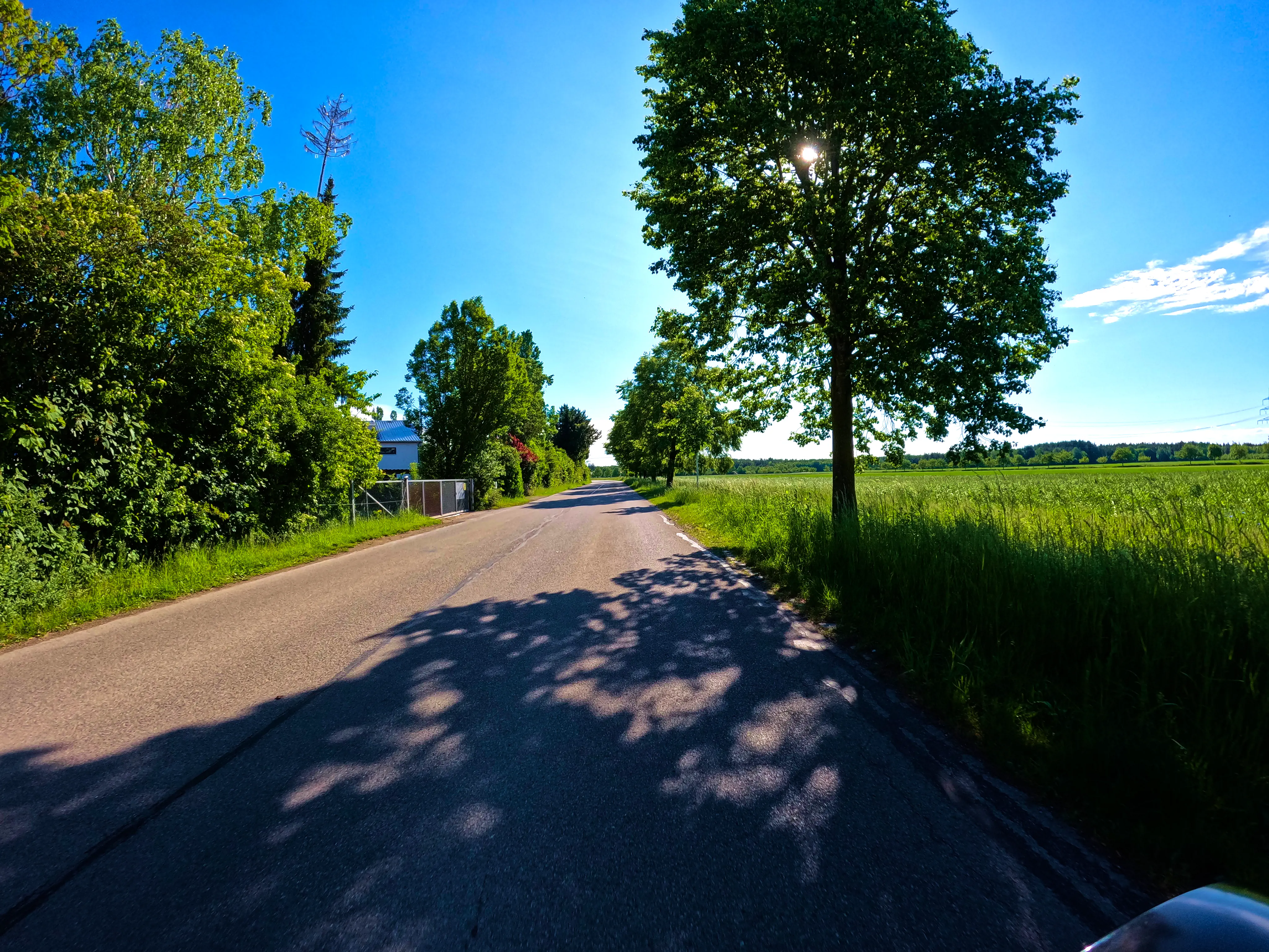 Die Sonne scheint, …